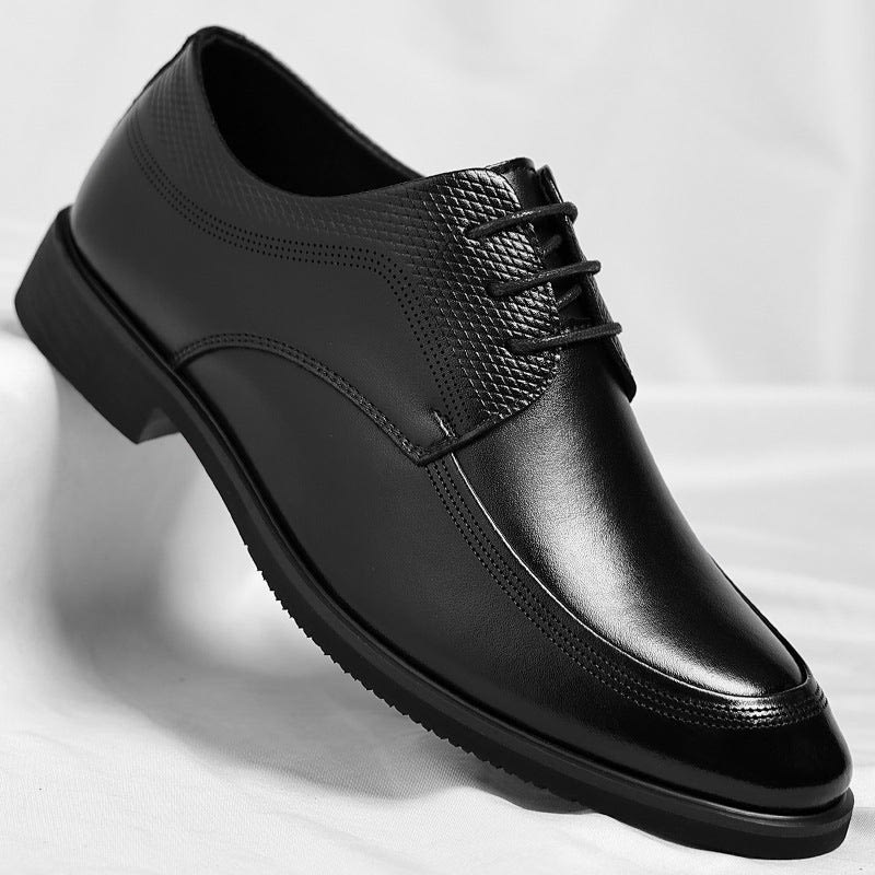 Men's Smooth Leather Derby Shoes | Torin_2