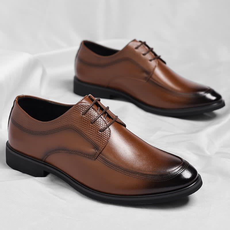 Men's Smooth Leather Derby Shoes | Torin_4