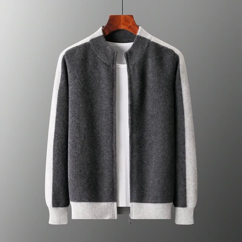 Men's Cashmere Zip Up Jacket | Everett_7