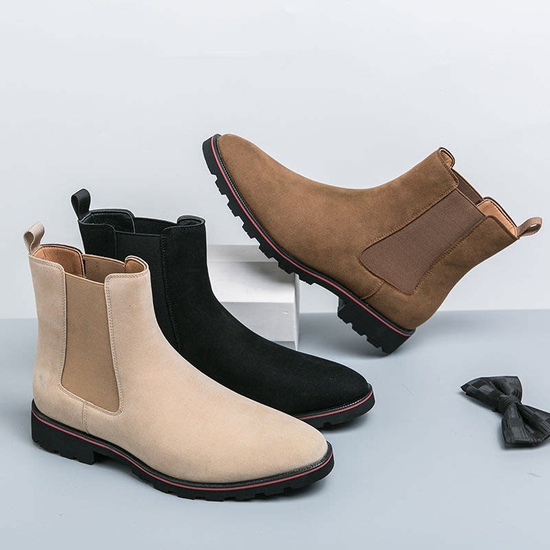 Men's Suede Chelsea Boots | Barra_1