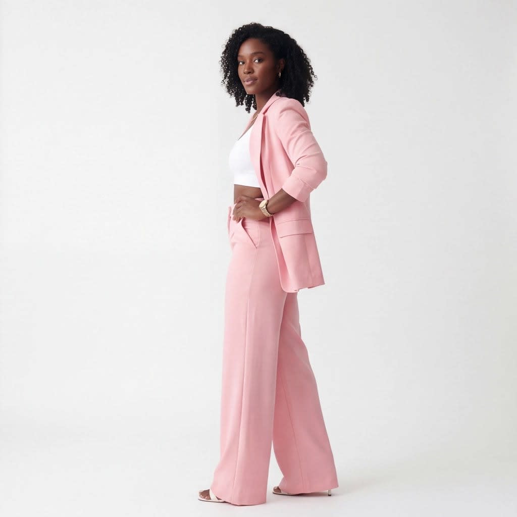 Women's Tailored Wide Leg Trouser Suit | Anastasia_2