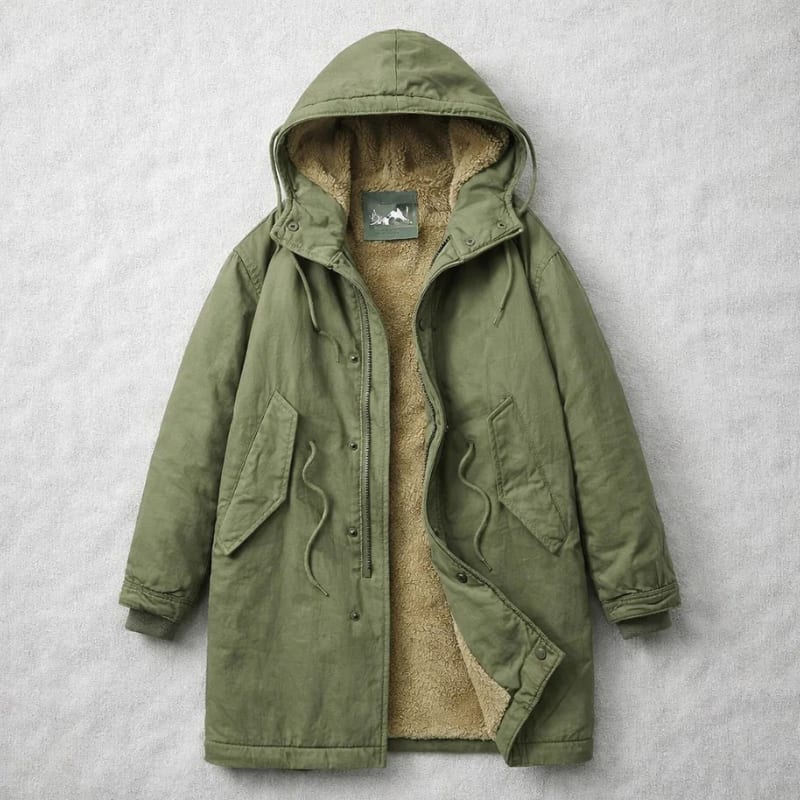Men's Hooded Sherpa Lined Parka | Connor_2