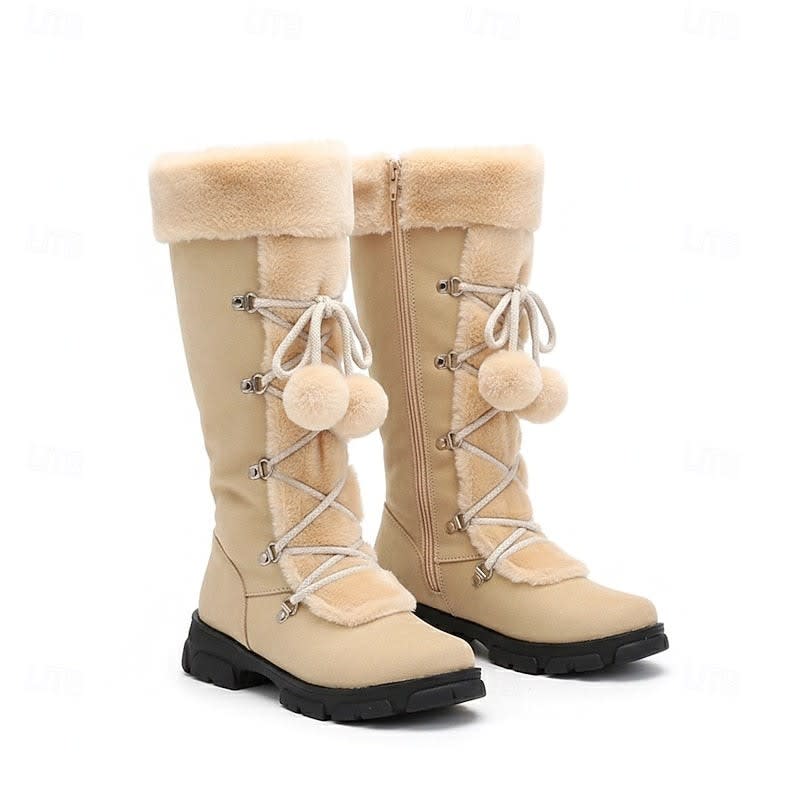 Women's Faux Fur Lace-Up Winter Boots | Antonia_3
