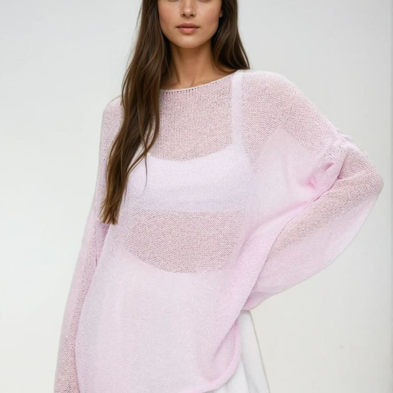 Women's Lightweight Open Knit Jumper | Loveday_1