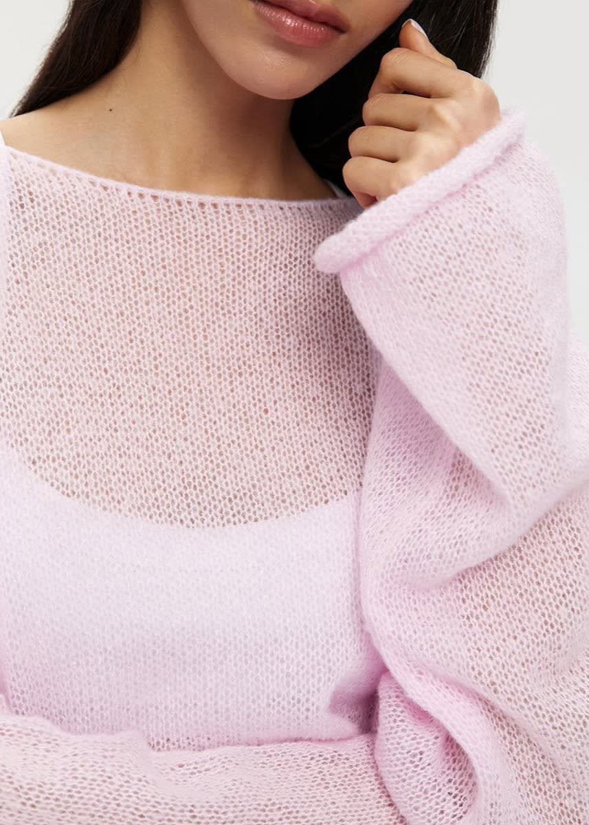 Women's Lightweight Open Knit Jumper | Loveday_5