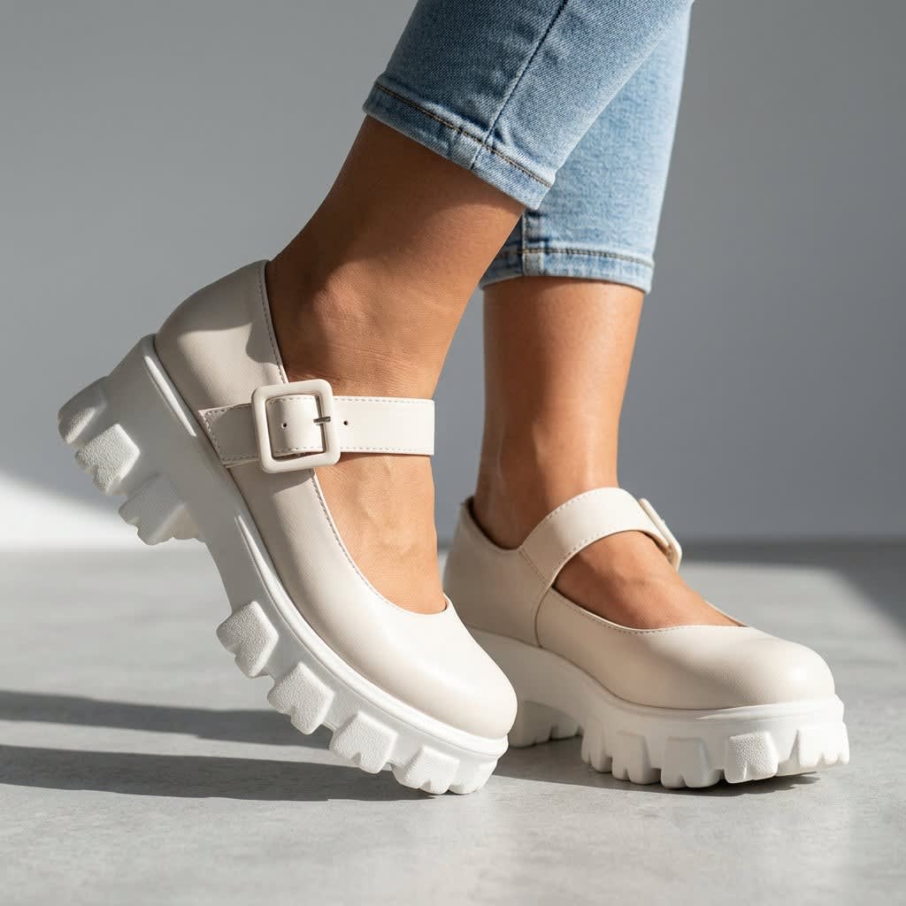 Women's Chunky Platform Mary Jane Shoes | Anthea_9