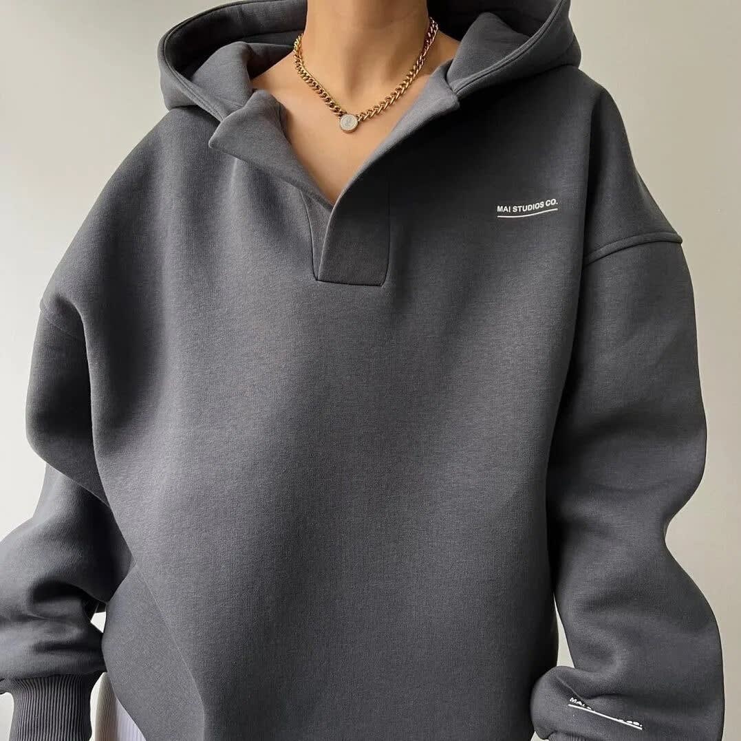 Women's Oversized Fleece Hoodie | Bertha_4