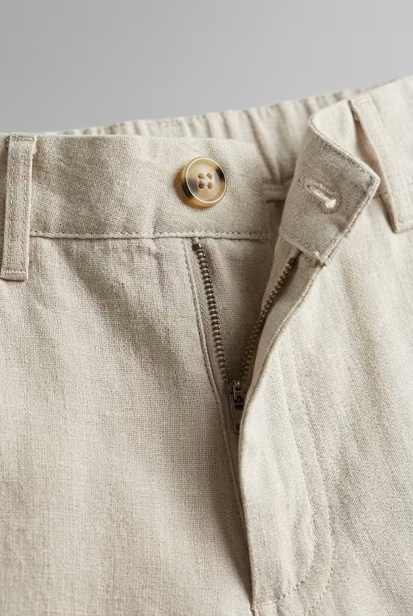 Men's Relaxed Fit Linen Blazer and Trousers Set | Cyprian_5