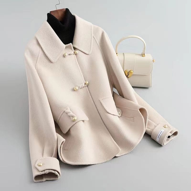 Women's Wool Blend Toggle Coat | Rosalind_2