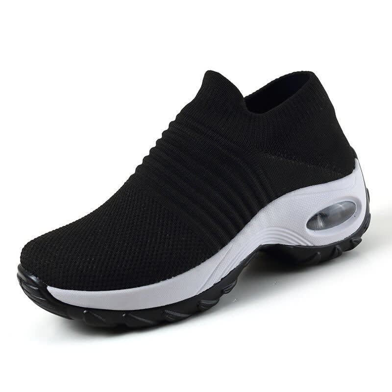Women's Ribbed Sock Orthopedic Trainers | Rosalyn_4
