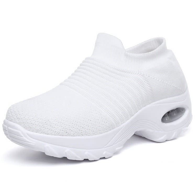 Women's Ribbed Sock Orthopedic Trainers | Rosalyn_5