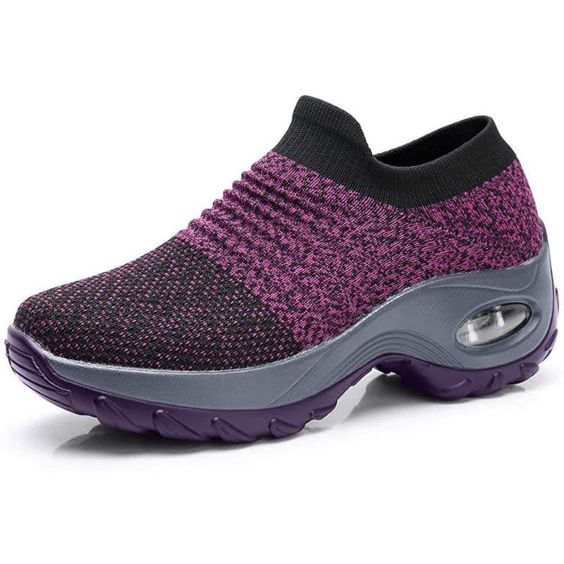 Women's Ribbed Sock Orthopedic Trainers | Rosalyn_9