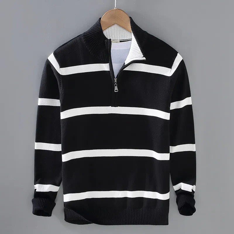 Men's Cotton Half Zip Jumper | Gavin_1