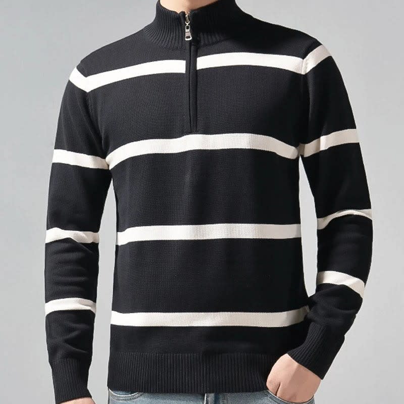 Men's Cotton Half Zip Jumper | Gavin_7