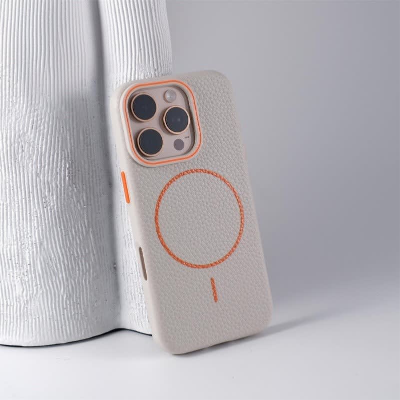 Men's Textured Leather Look iPhone Case | Gary_6