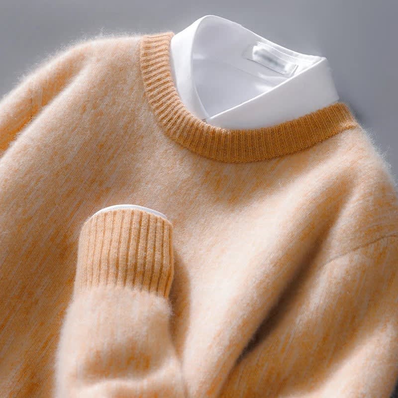 Men's Cashmere Round Neck Jumper | Duke_2