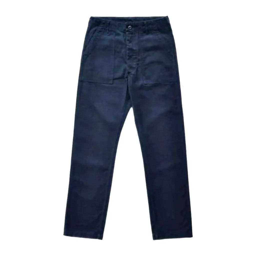 Men's Straight Leg Utility Trousers | Steven_3