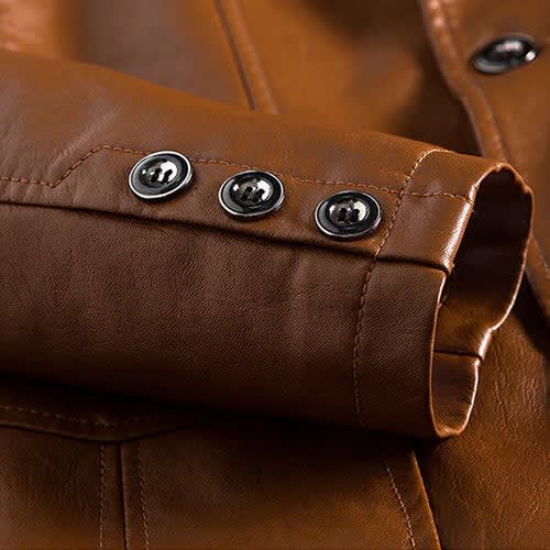 Men's Tailored Leather Blazer | Wallace_7