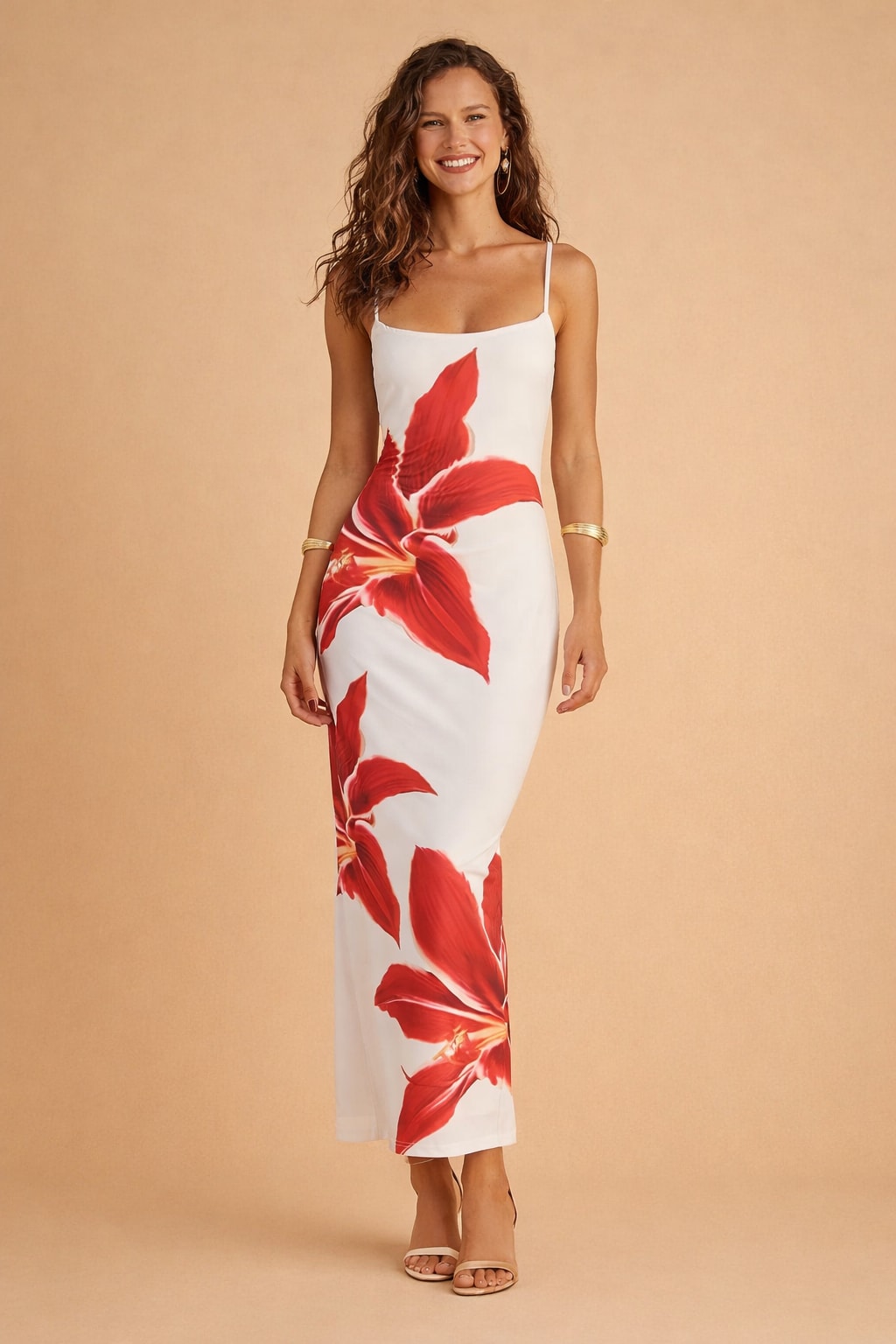 Women's Floral Bodycon Maxi Dress | Natalie Reynolds_4