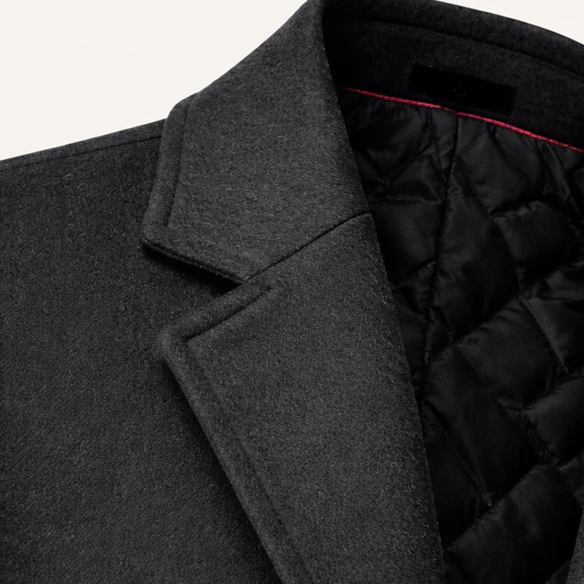 Men's Longline Tailored Winter Coat | Kingsley_3