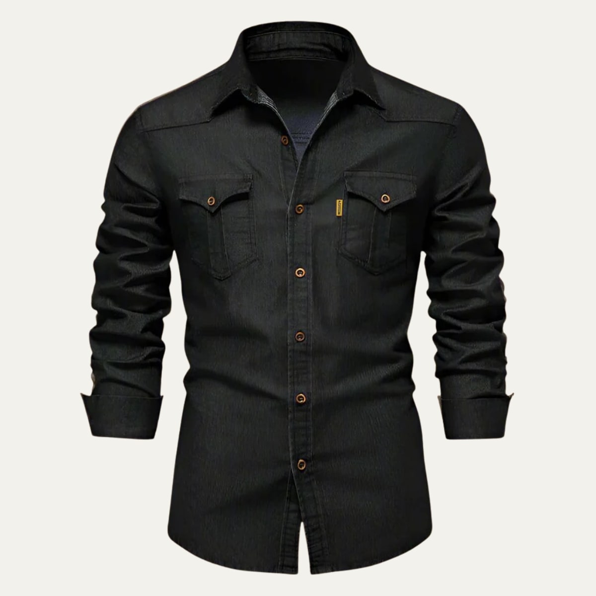 Men's Slim Fit Denim Shirt | Jem_5