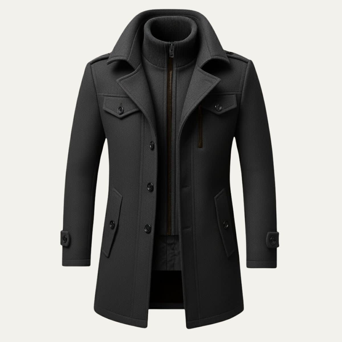 Men's Insulated Wool Blend Coat | Lloyd_4