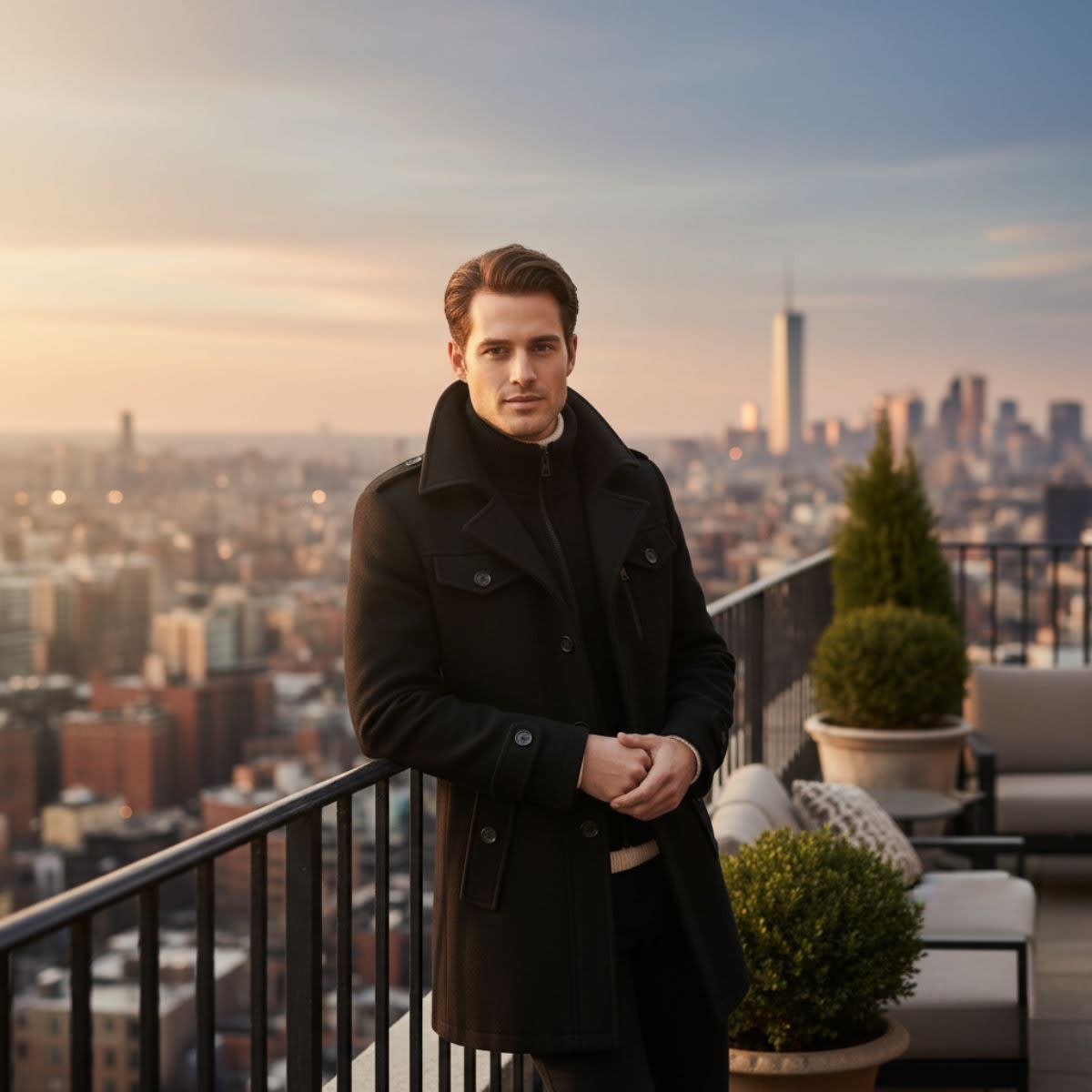 Men's Insulated Wool Blend Coat | Lloyd_5