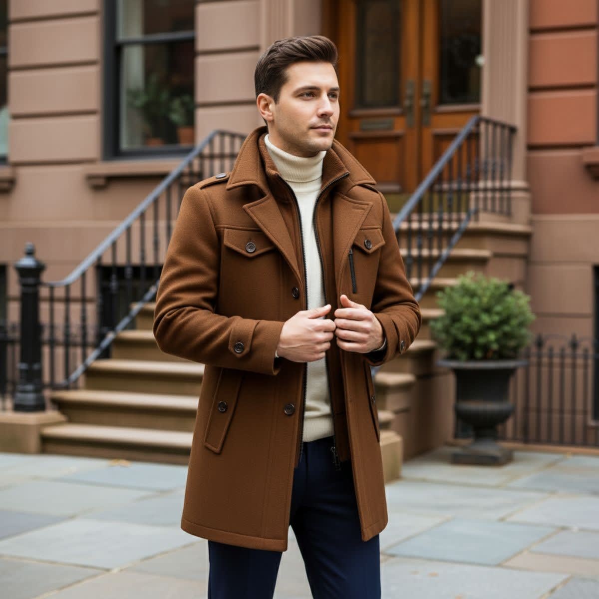 Men's Insulated Wool Blend Coat | Lloyd_6