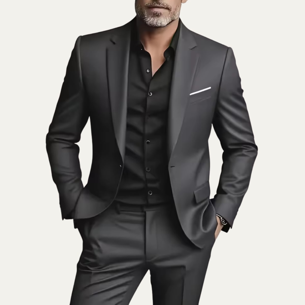 Men's Slim Fit Business Suit | Cailean_4