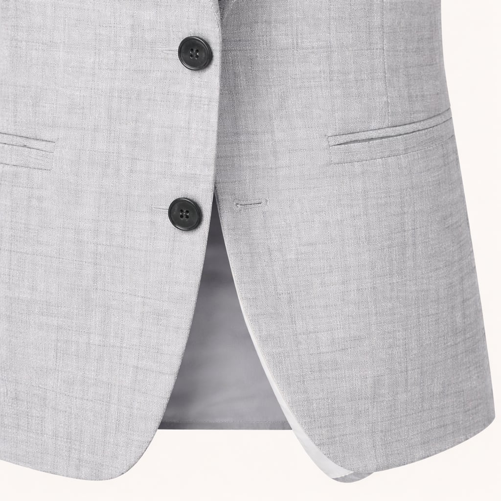 Men's Slim Fit Single Breasted Blazer | Wesley_7