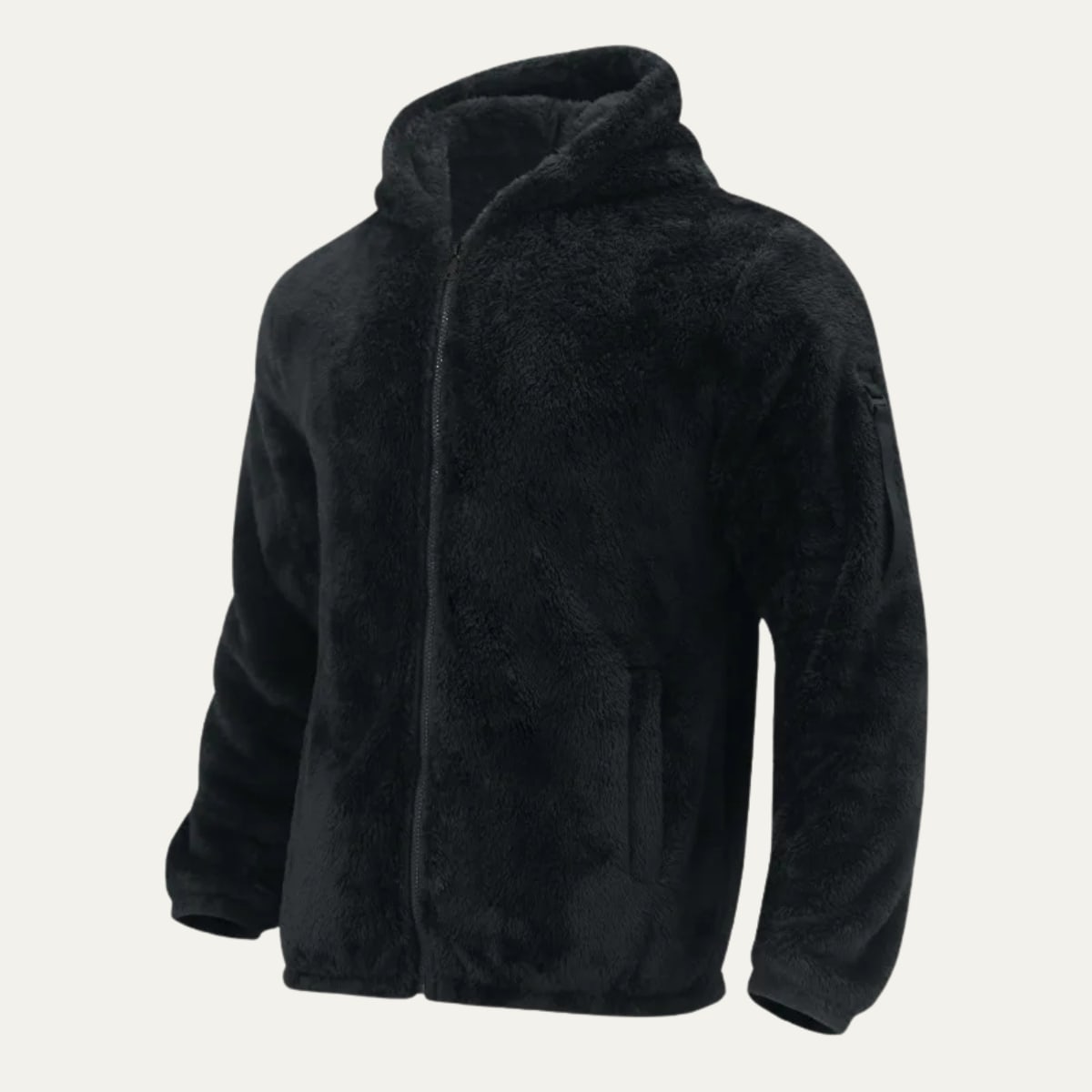 Men's Sherpa Fleece Zip Up Hoodie | Killian_7
