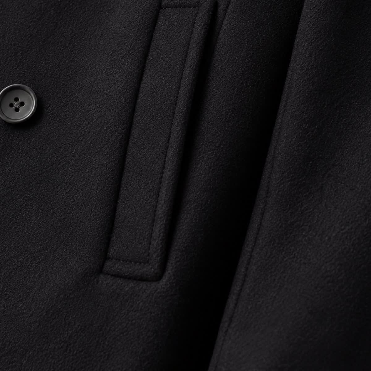 Men's Wool Blend Double Breasted Pea Coat | Joseph_4