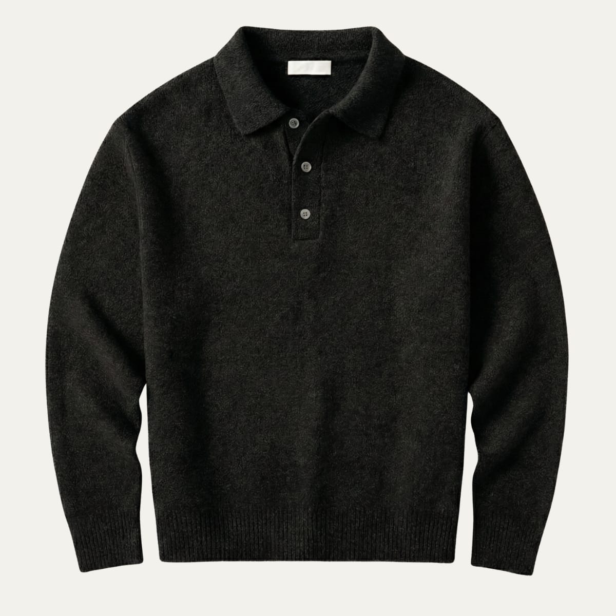 Men's Knit Polo Collar Jumper | Kenneth_3