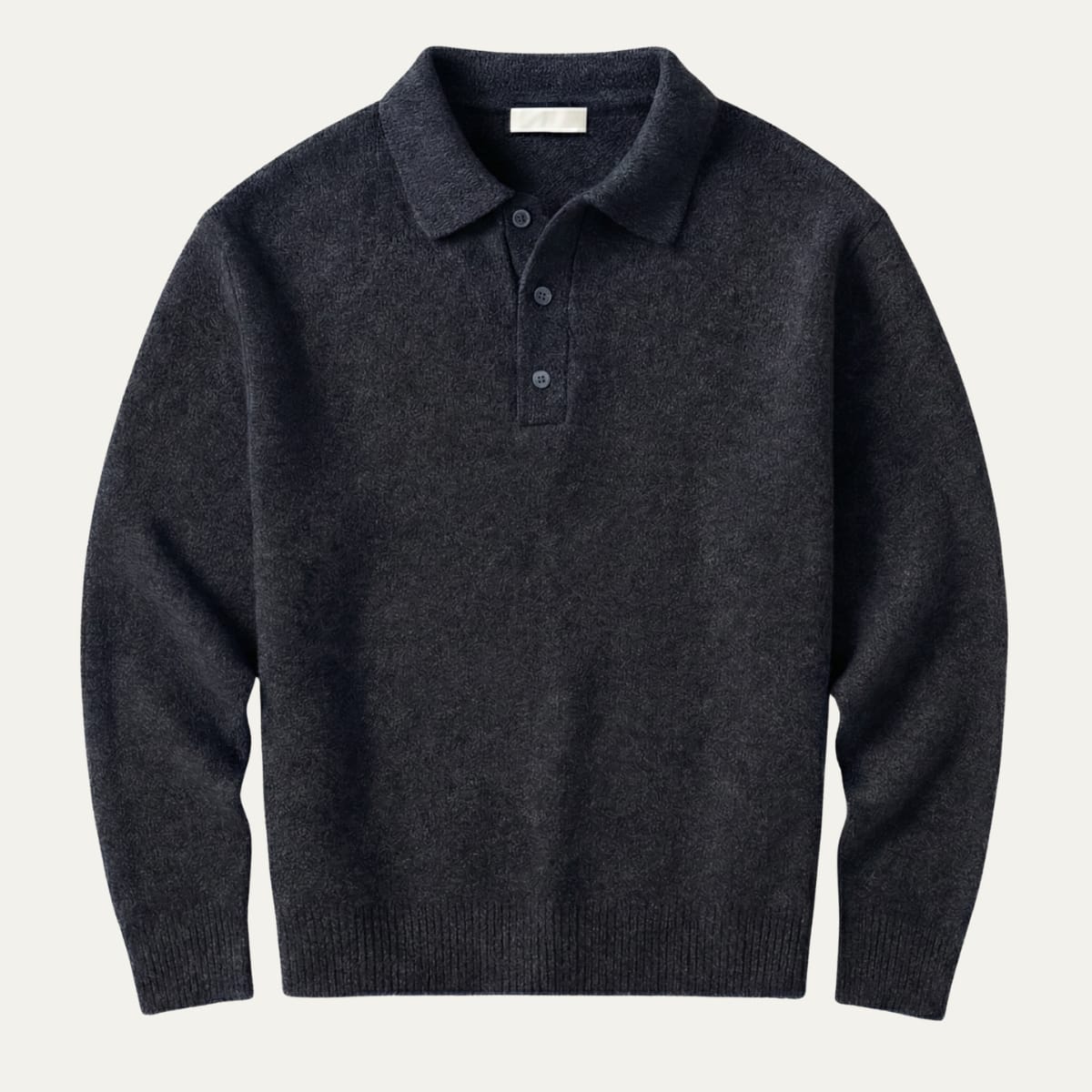 Men's Knit Polo Collar Jumper | Kenneth_5