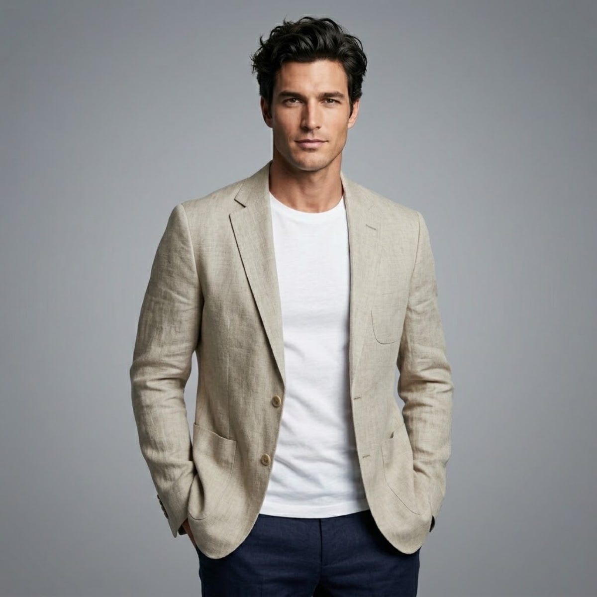 Men's Lightweight Linen Blazer | Cosmo_4