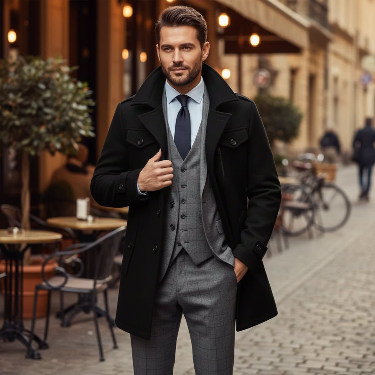 Men's Insulated Slim Fit Winter Coat | Maurice_10