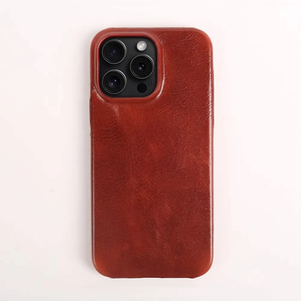 Men's Genuine Leather iPhone Case | Gregory_5