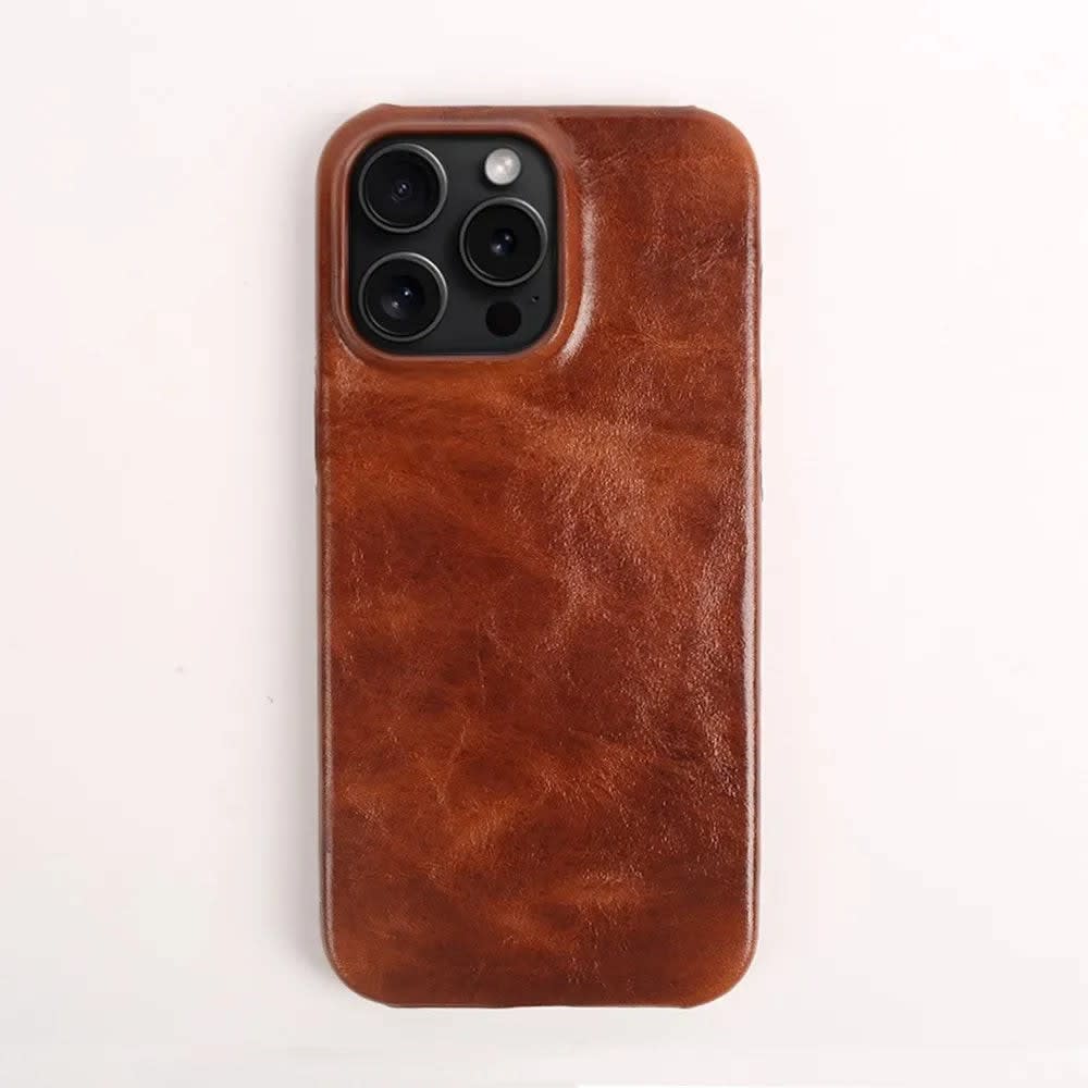 Men's Genuine Leather iPhone Case | Gregory_7