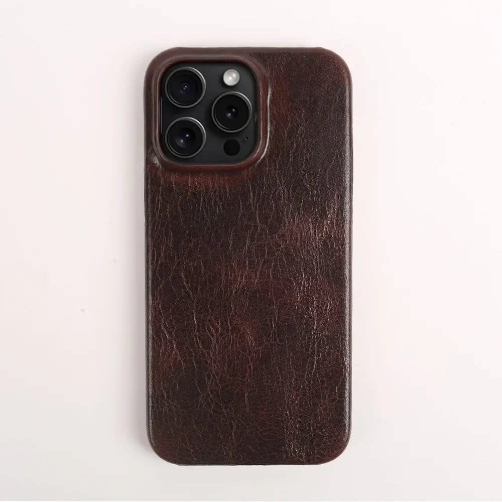 Men's Genuine Leather iPhone Case | Gregory_8