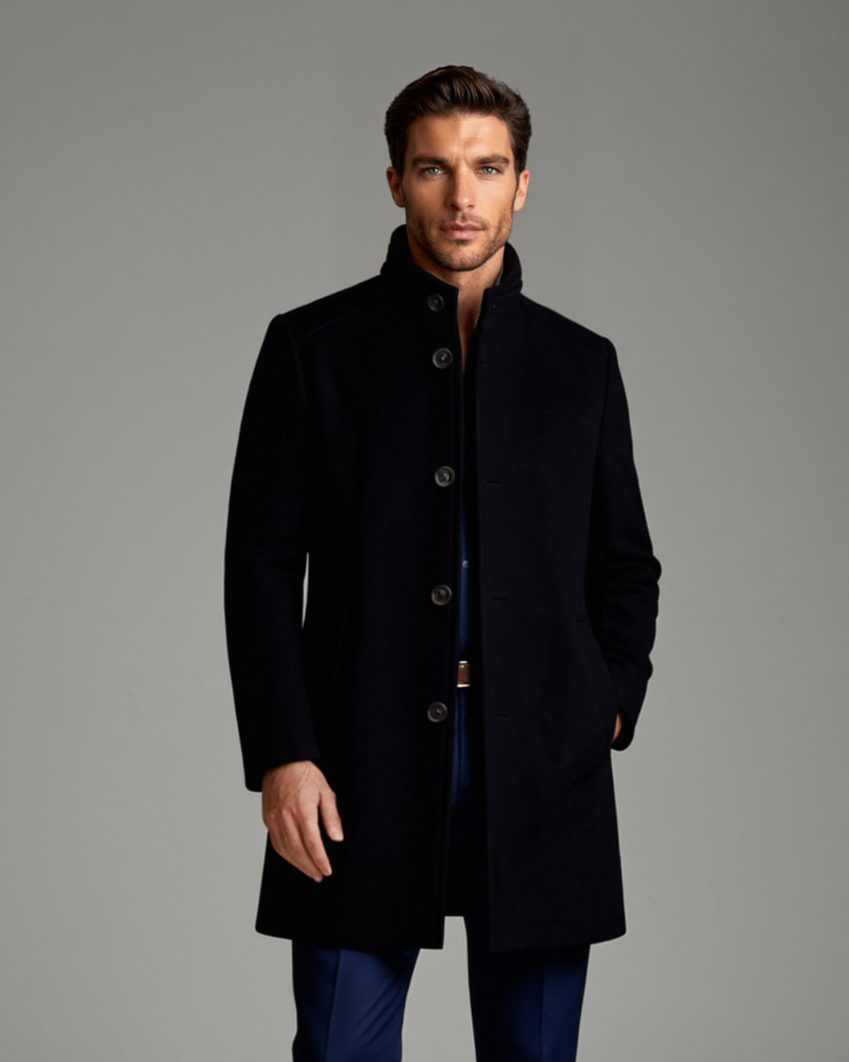 Men's Wool Blend Winter Coat | John_5