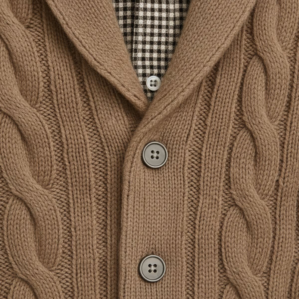 Men's Merino Wool Shawl Collar Cardigan | Keir_4
