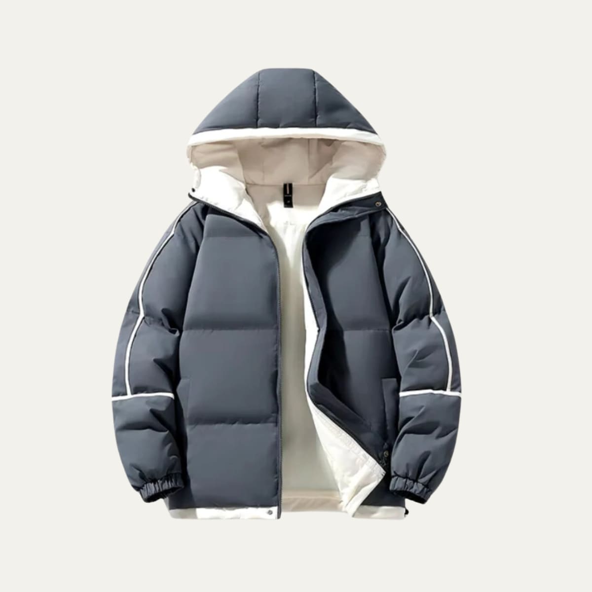 Men's Waterproof Hooded Puffer Jacket | Kevin_4