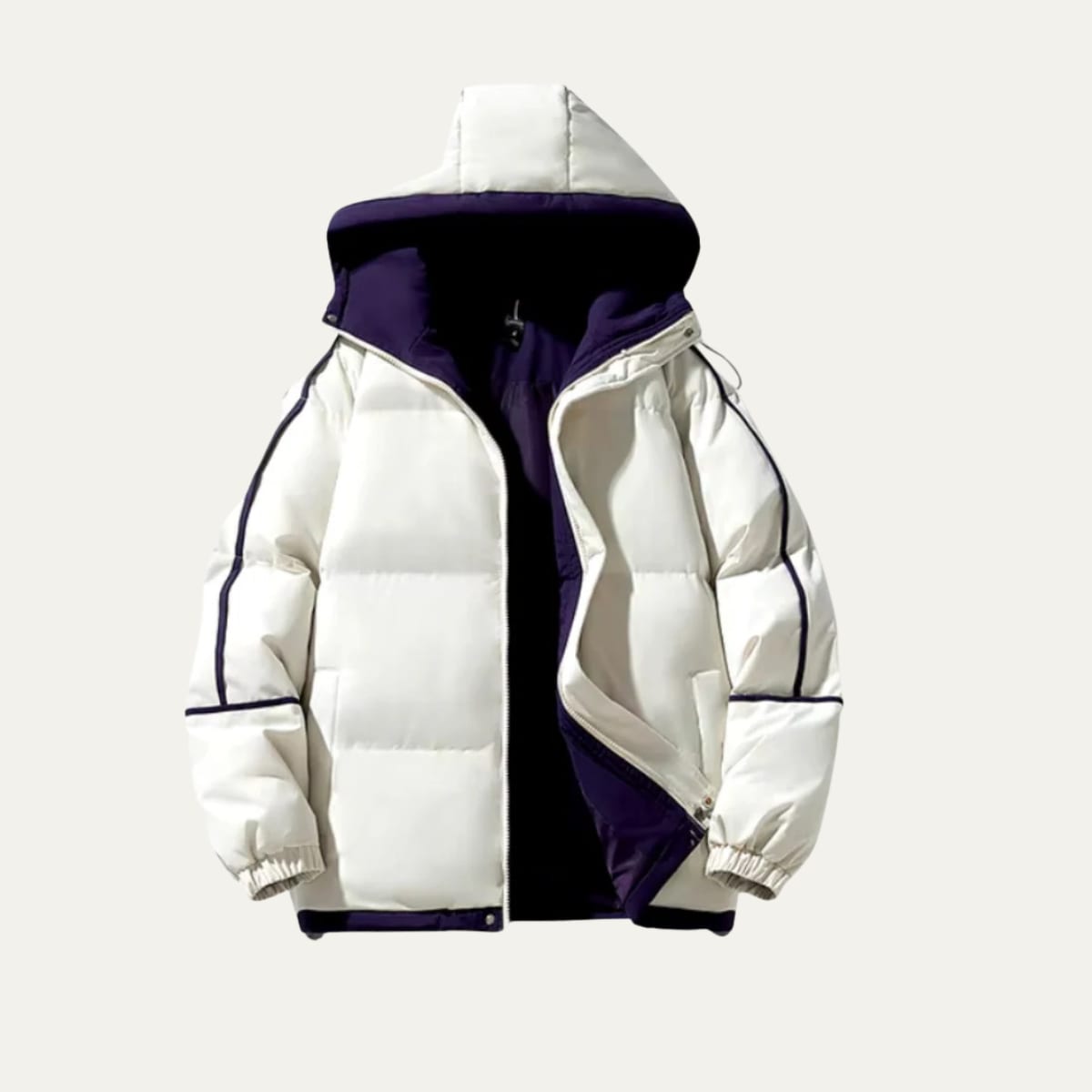 Men's Waterproof Hooded Puffer Jacket | Kevin_8