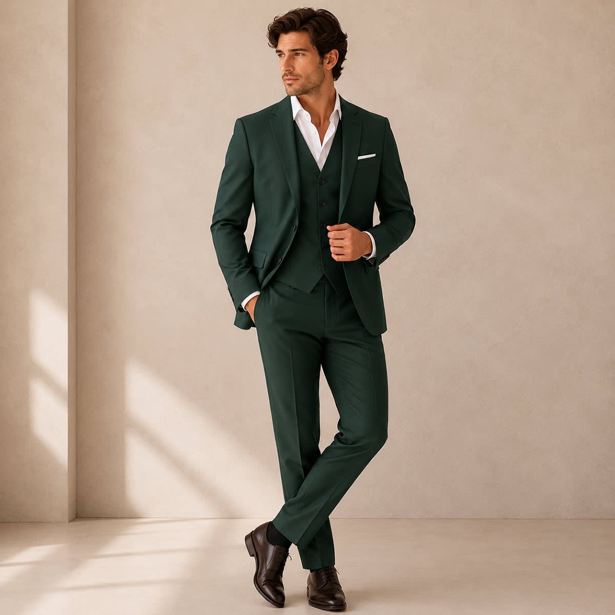 Men's Tailored Three-Piece Suit | Bleddyn_10
