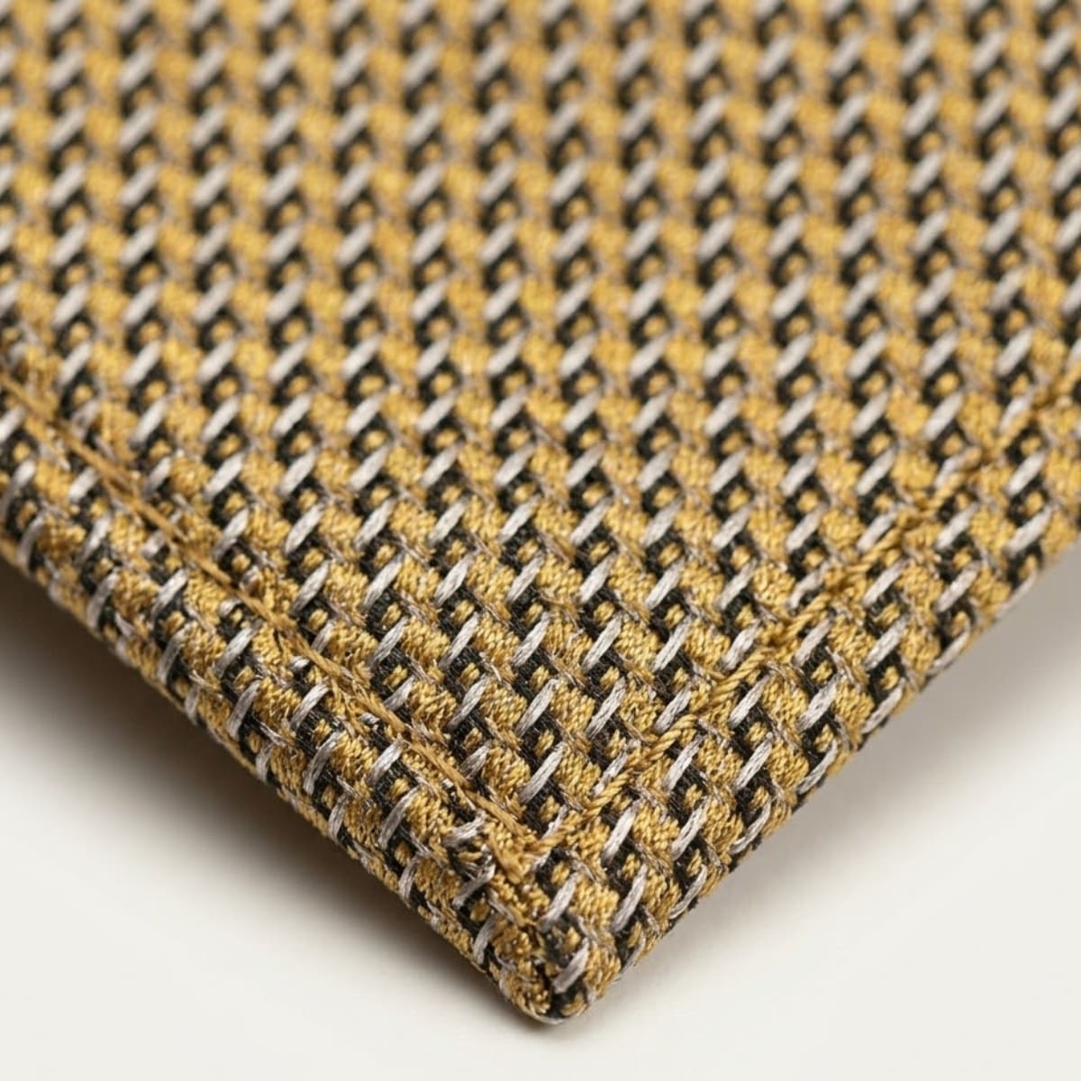 Men's Yellow Geometric Tie | Dai_5