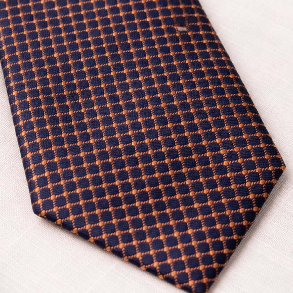 Men's Micro Check Jacquard Tie | Gerallt_4