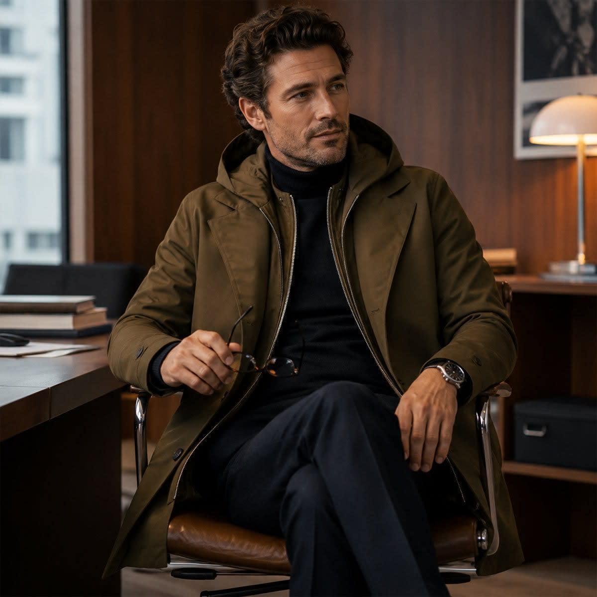 Men's Waterproof Hooded Parka | Ivan_8