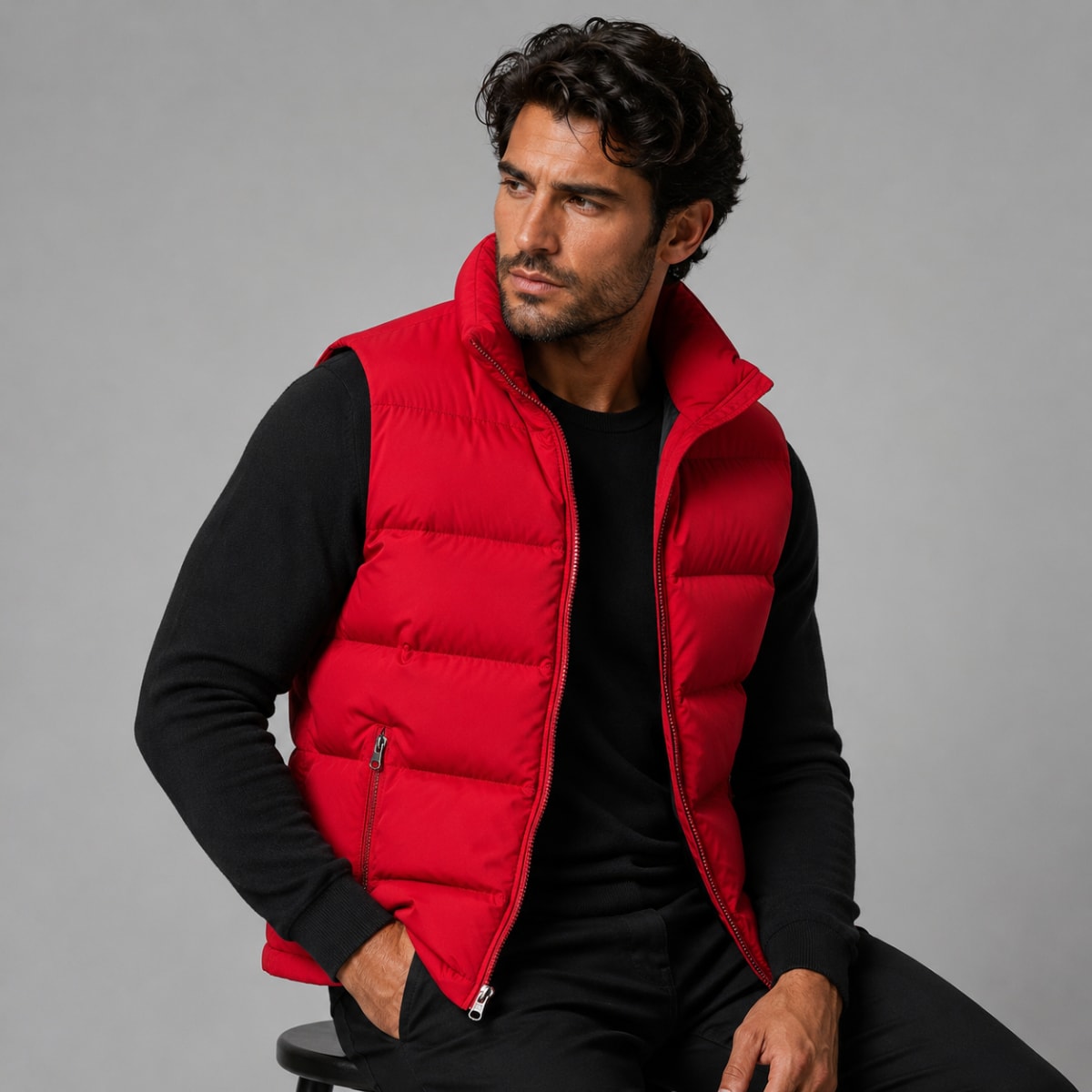Men's Quilted Puffer Gilet | Jeffrey_11