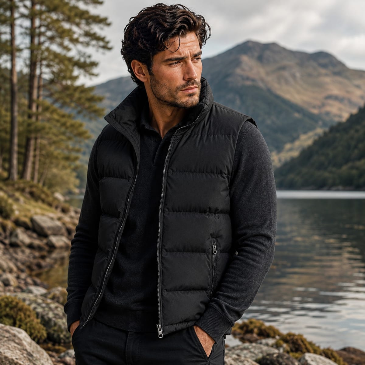 Men's Quilted Puffer Gilet | Jeffrey_13