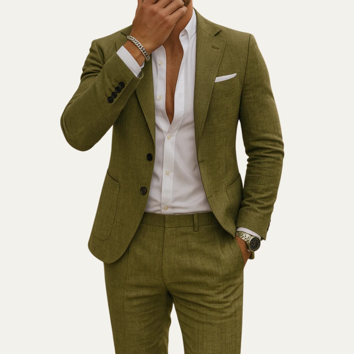 Men's Slim Fit Wedding Suit | Brychan_2
